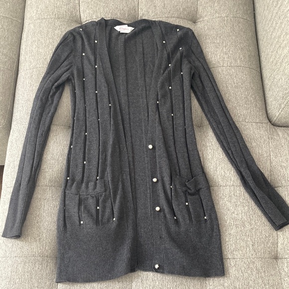 Dark grey cardigan - Picture 1 of 2